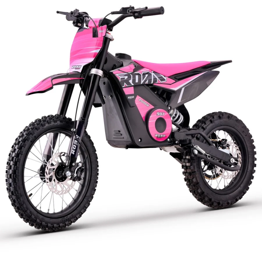 PIT BIKE ELÉCTRICA ROAN 907 2000W 48V 13Ah LITIO BRUSHLESS - Imagen 5