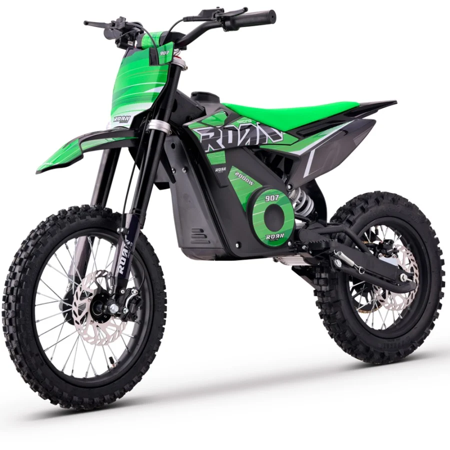 PIT BIKE ELÉCTRICA ROAN 907 2000W 48V 13Ah LITIO BRUSHLESS - Imagen 2
